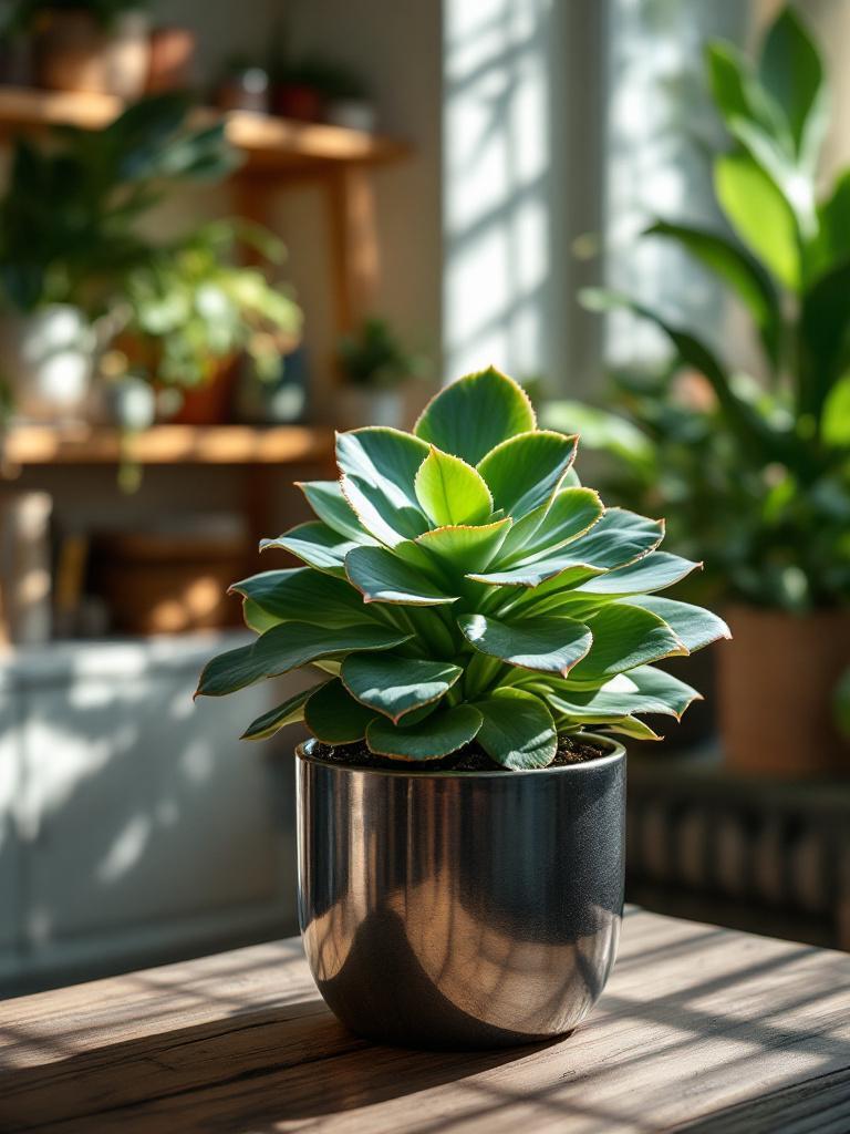 Aeonium Lily Pad Succulent &ndash; Whimsical Flat-Leaf Plant Gift Online in Nepal