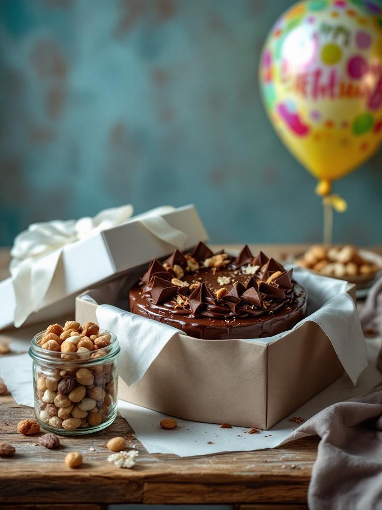 birthday cake gift for him Nepal   snacks hamper for men   send birthday hamper Nepal 