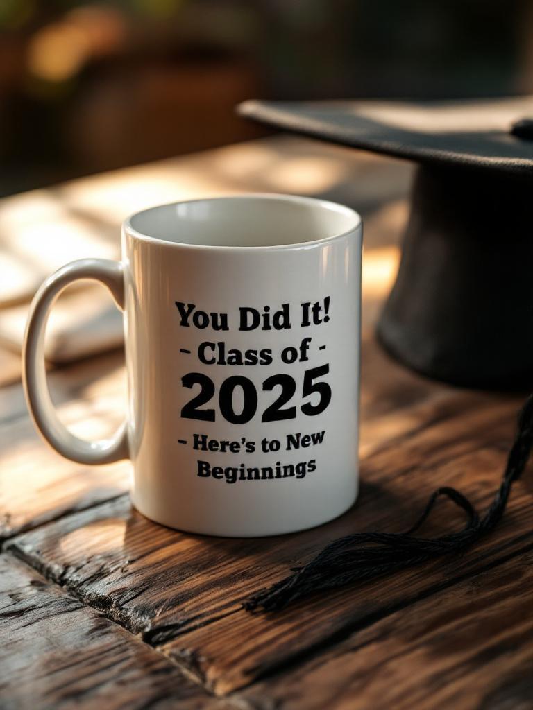 You Did It printed mug &ndash; motivational gift for graduates in Nepal