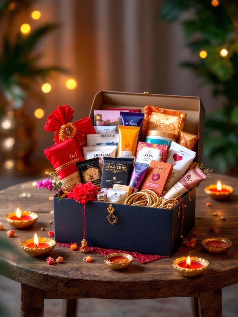 Teej gift hampers Nepal Teej gift hampers Nepal Send gift hampers Nepal from abroad Nepali festival gift baskets Personalized Teej hampers