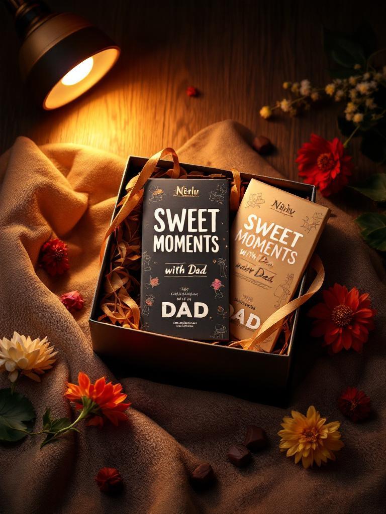 personalised chocolate wrappers Nepal   chocolate gift for dad with custom message   Father&rsquo;s Day chocolate box online 