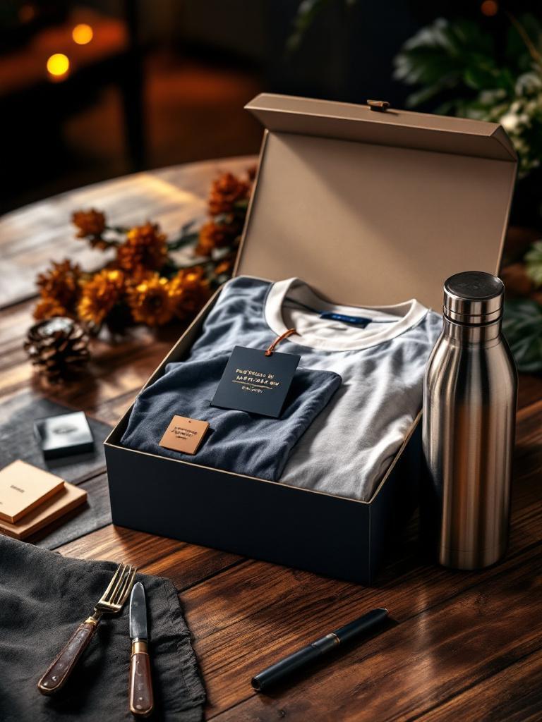 Father&rsquo;s Day daily comfort gift combo including t-shirt, half pant, water bottle, and token, practical and budget-friendly