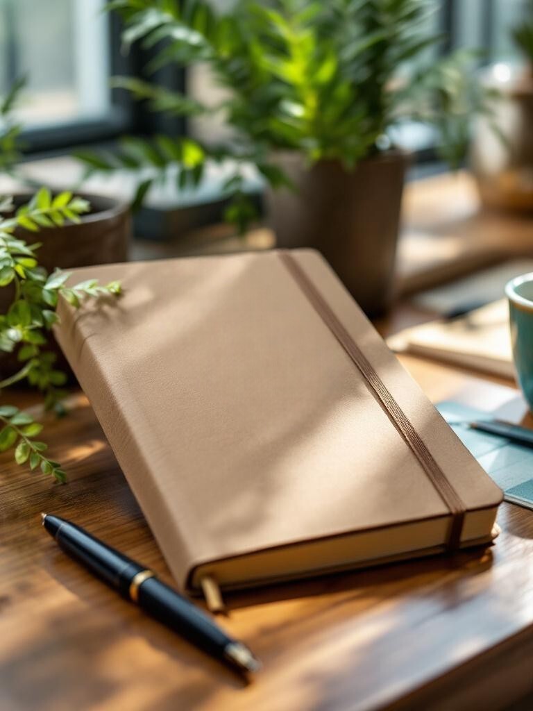 Personalized eco-friendly notebook Personalized eco-friendly notebook with custom design