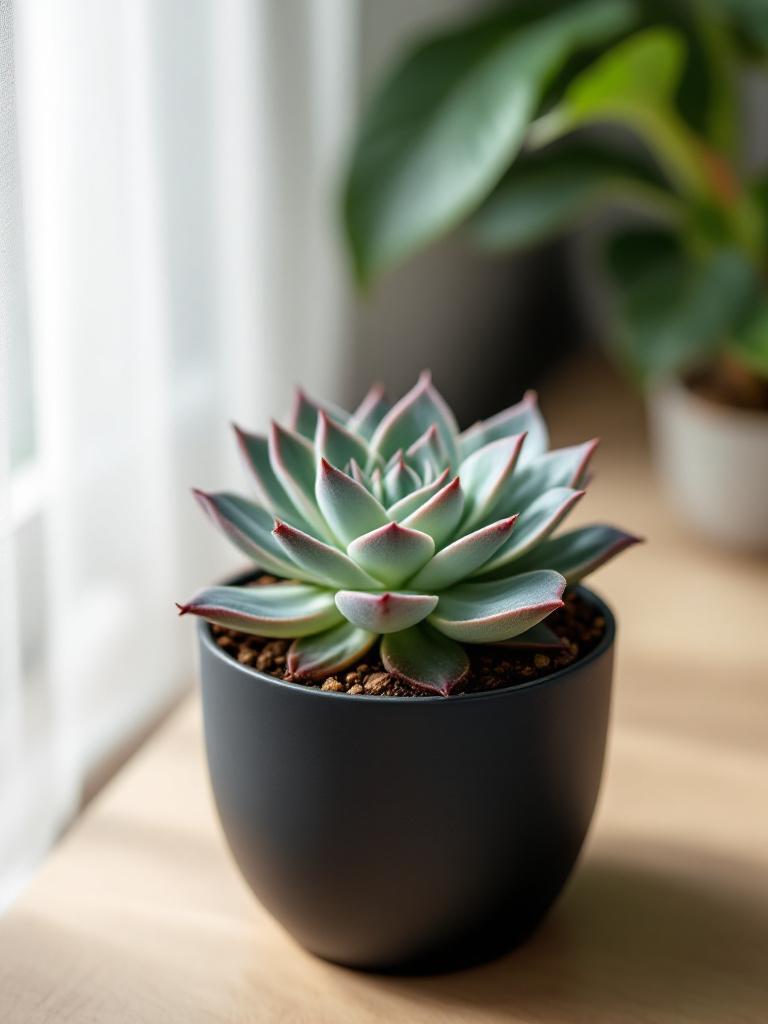Graptoveria Amethorum Succulent &ndash; Compact Purple-Blue Hybrid Plant for Minimal Decor