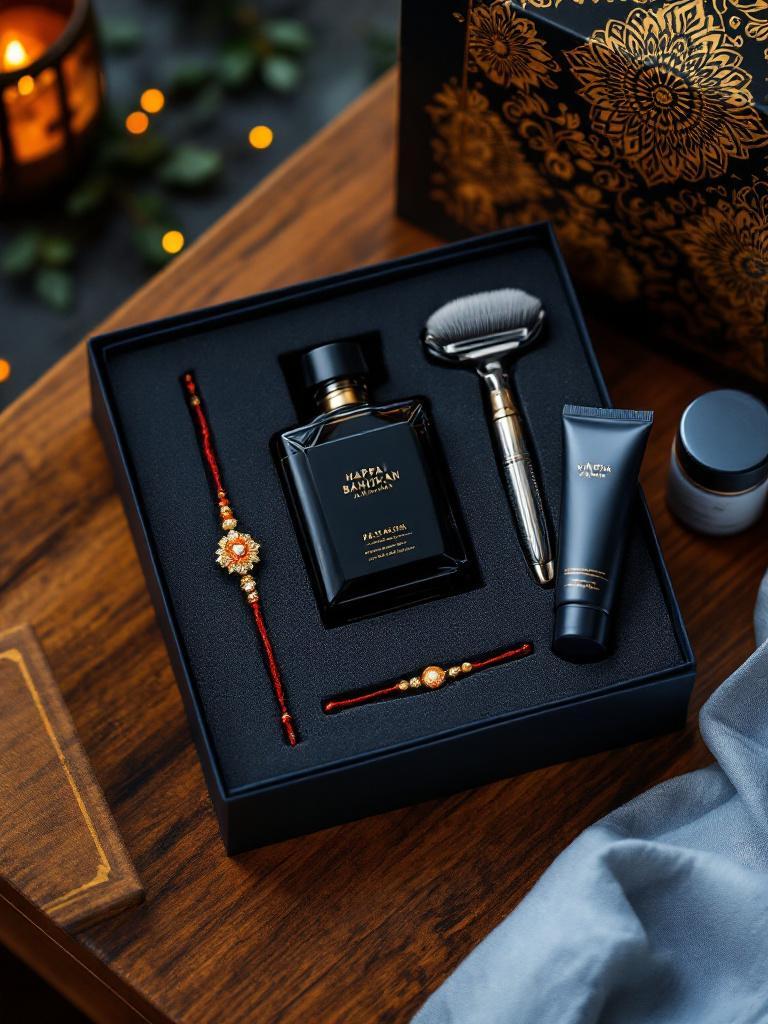 Rakhi with men&rsquo;s grooming kit for stylish brother &ndash; Raksha Bandhan gift 2025 Nepal