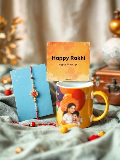 Rakhi Gift Boxes with Grooming Kits or Accessories Rakhi Gift Boxes with Grooming Kits or Accessories