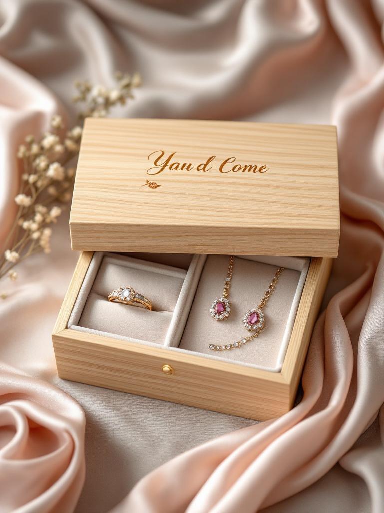 personalized jewelry box for her  custom engraved jewelry organizer  gift jewelry box for girls Nepal  velvet-lined jewelry box with name  keepsake box for women