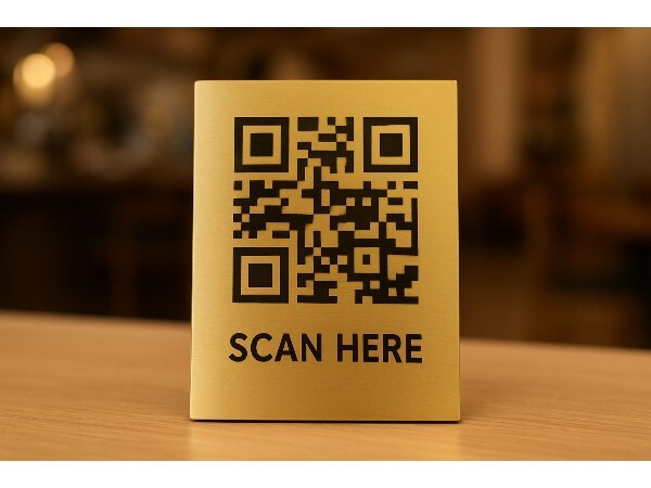 Metal Sheet QR Print