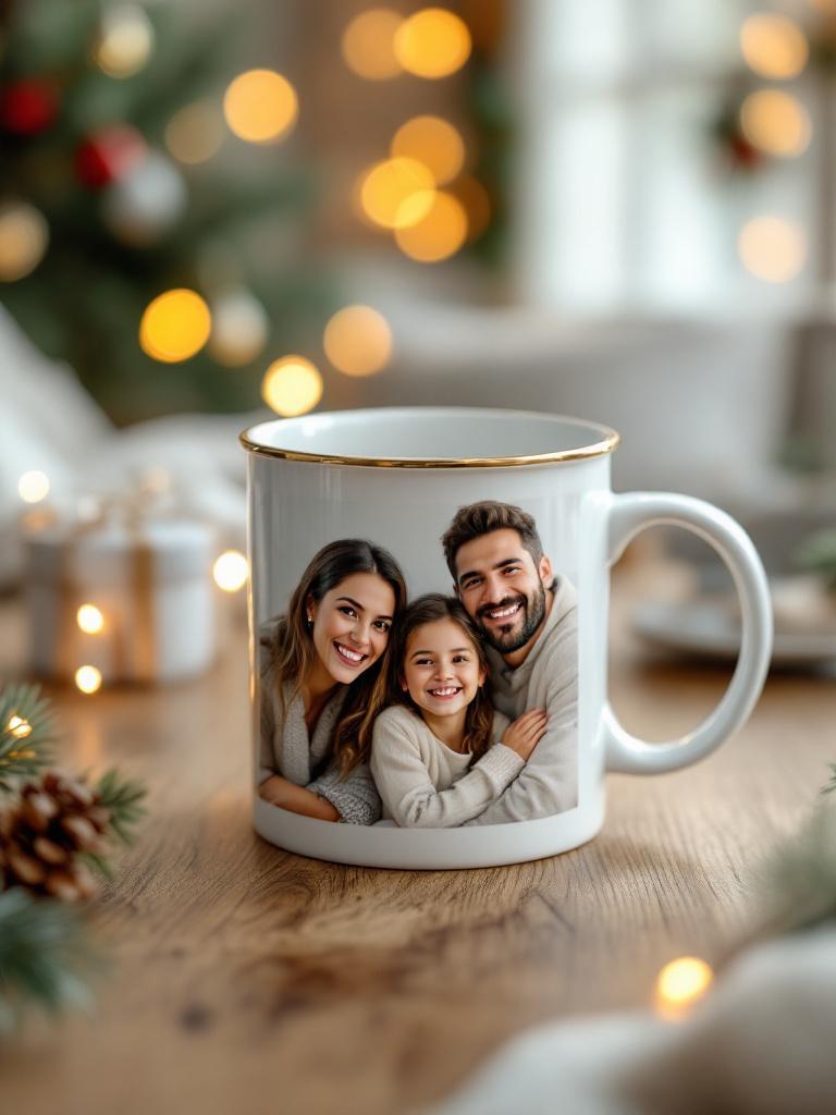 Personalized photo mug with a vibrant UV-printed birthday memory, perfect gift from Giftmandu Nepal