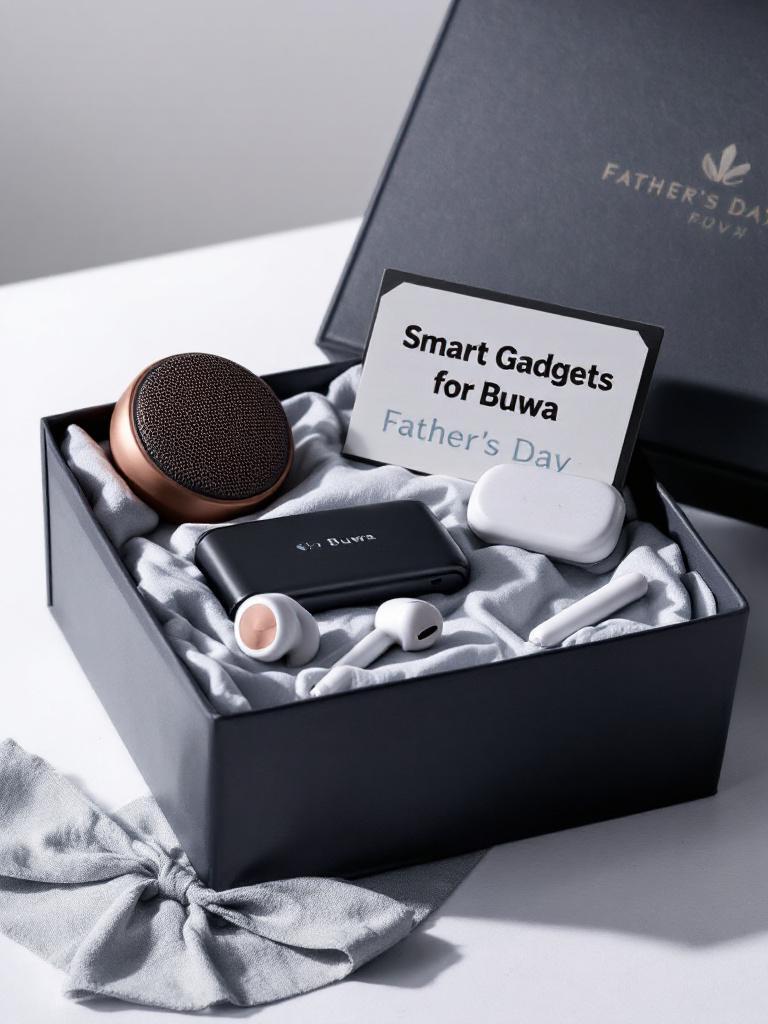 Bluetooth speaker and tech accessories gift set for Dad Bluetooth speaker and tech accessories gift set for Dad – practical and easy to send overseas