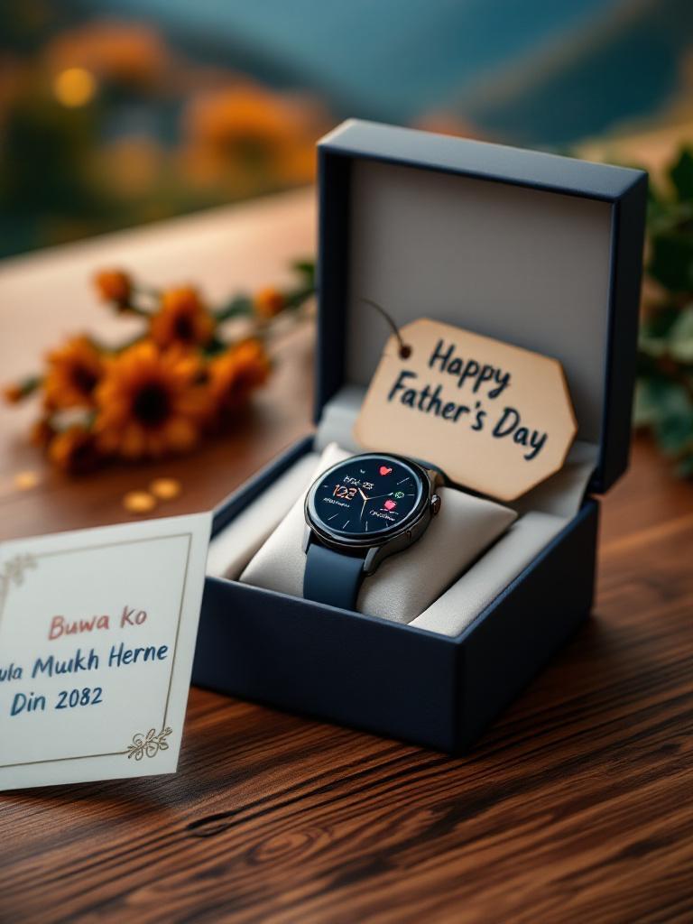 Smartwatch gift for Father&rsquo;s Day 2025 in Nepal &ndash; fitness and health tracker for dad