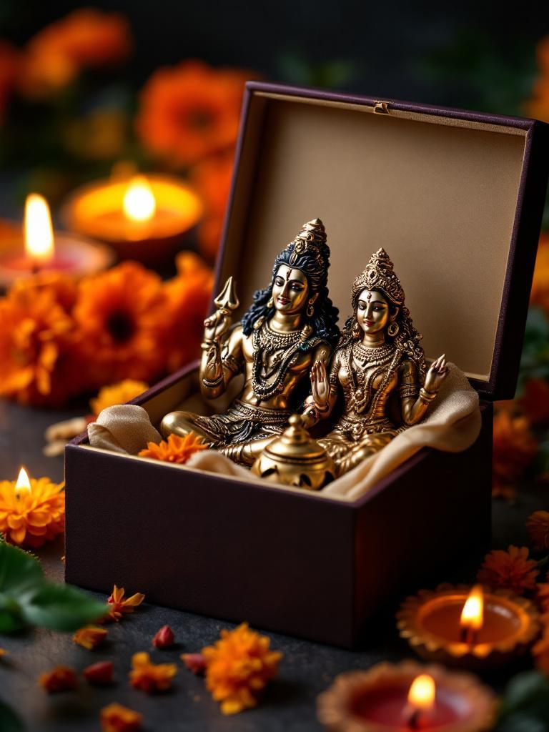 Brass idol gift Nepal Brass idol gift Nepal Teej spiritual gift for wife Puja essentials for Teej