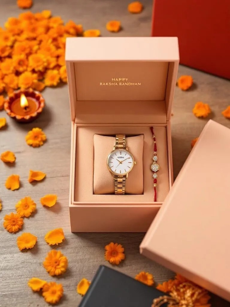 Elegant watch for sister Elegant watch for sister Nepal Rakhi return gift wristwatch Ladies watch gift online Nepal Fashion watches for sister gift