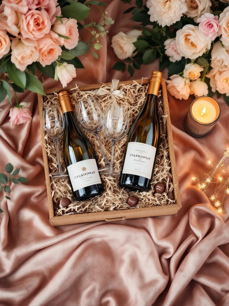 Luxury wine hamper Luxury wine hamper for anniversary celebration