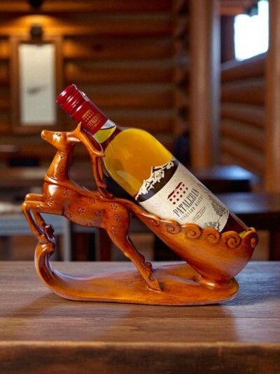 Elegant handcrafted wine holder, budget-friendly Father&rsquo;s Day gift for Dad in Nepal, decorative and meaningful