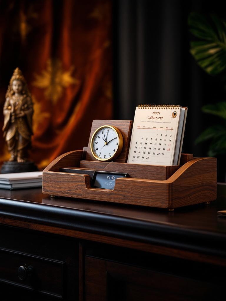 Wooden desk organizer corporate gift   Personalized desk organizers Nepal   Branded desk accessories for office   Corporate gifts wooden organizer   Executive desk organizer Nepal 